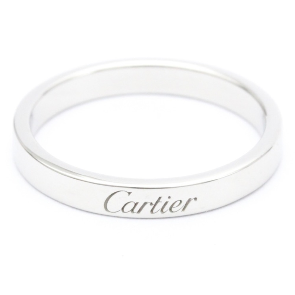 Cartier Engraved Ring - Platinum 950